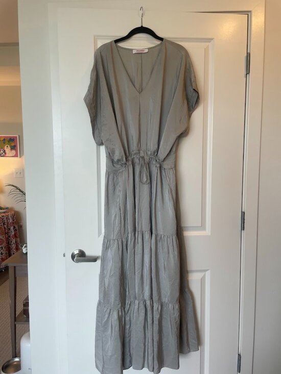 John Patrick Dresses & Skirts - Organic by John Patrick 100% Silk Tiered Maxi Dress One Size